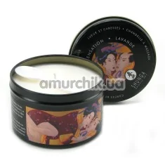 Свеча для массажа Shunga Massage Candle Lavender - лаванда, 200 мл - Фото №1