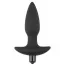 Анальная пробка с вибрацией Lovetoy Silicone Fantasy Anal Plug, черная - Фото №1