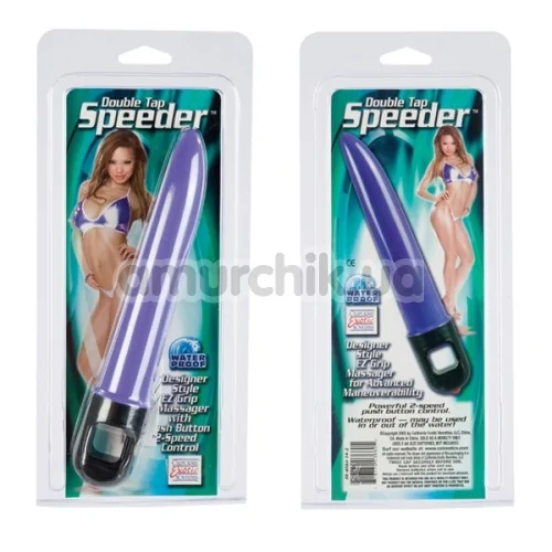 Вибратор Double Tap Speeder, фиолетовый
