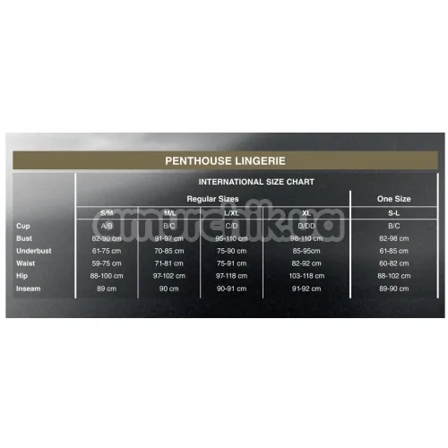 Трусики Penthouse Lingerie Adore Me, белые