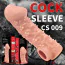 Насадка на пенис Kokos Cock Sleeve CS 009-S, телесная - Фото №8