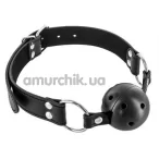 Кляп Fetish Tentation Rigid Gag Ball, чорний - Фото №1