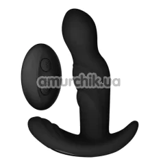 Вібростимулятор простати з ротацією Beast in Black P-play Probe, чорний - Фото №1
