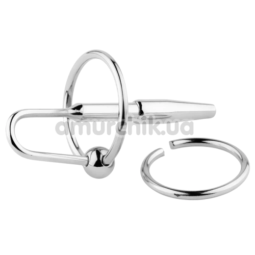 Уретральная вставка Metal Penis Plug No. 05, серебряная