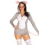 Костюм мышки Leg Avenue Comfy Mouse Costume, серый - Фото №3