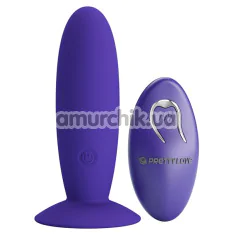 Анальная пробка с вибрацией Pretty Love Remote Control Vibrating Plug Youth, фиолетовая - Фото №1