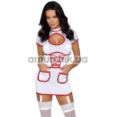 Костюм медсестры Cottelli Costumes Nurse Costume, бело-красный - Фото №1