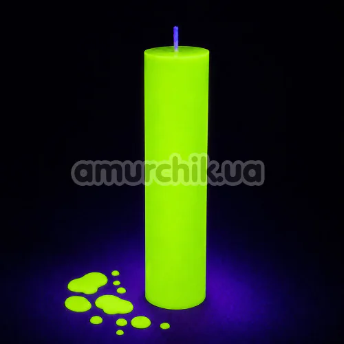 Свеча Feral Feelings WaxPlay Candle UV-Neon - светится в темноте, салатовая