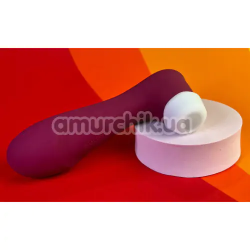 Симулятор орального секса для женщин Satisfyer Pro 2 Generation 3 Connect App, бордовый