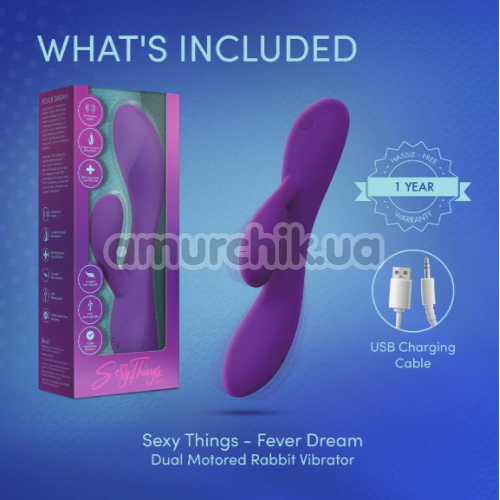 Вібратор Sexy Things Fever Dream, фіолетовий