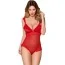 Боди Obsessive 863-TED-3, красное - Фото №1