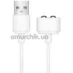 Зарядное устройство для игрушек Satisfyer USB Ladekabel, белое - Фото №1