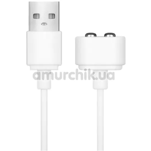 Зарядний пристрій для іграшок Satisfyer USB Ladekabel, біле - Фото №1