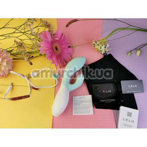 Вібратор Lelo Ina 3 Seaweed (Лело Іна 3), бірюзовий