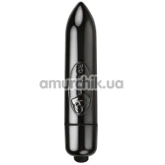 Клиторальный вибратор Rocks-Off RO-80mm 7-speed Sir Luvalot Be My Knight - Midnight Metal, черный - Фото №1