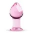 Анальная пробка Gildo Handmade Glass Buttplug No.26, розовая - Фото №1