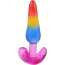 Набор из 3 анальных пробок Crystal Jellies Anal Trainer Kit, разноцветный - Фото №3