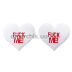 Украшения для сосков Art of Sex Fuck Me, белые - Фото №1