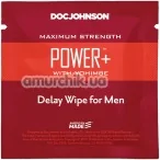 Салфетка-пролонгатор Doc Johnson Power+ Delay Wipe - Фото №1