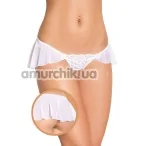 Трусики-стринги G-string белые (модель 2402) - Фото №1