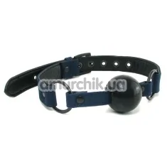 Кляп James Deen Black and Blue Hush, чорно-синій - Фото №1