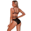 Комплект JSY Sexy Lingerie 5966, черный: бюстгальтер + трусики + пояс - Фото №3