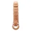 Насадка на пенис с вибрацией Pretty Love Penis Sleeve Connor, телесная - Фото №4