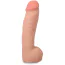Фалоімітатор Doc Johnson The Realistic Cock Hung 12, тілесний - Фото №1