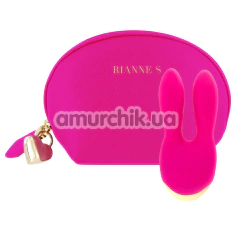 Кліторальний вібратор Rianne S Bunny Bliss з рожевою сумкою, рожевий - Фото №1