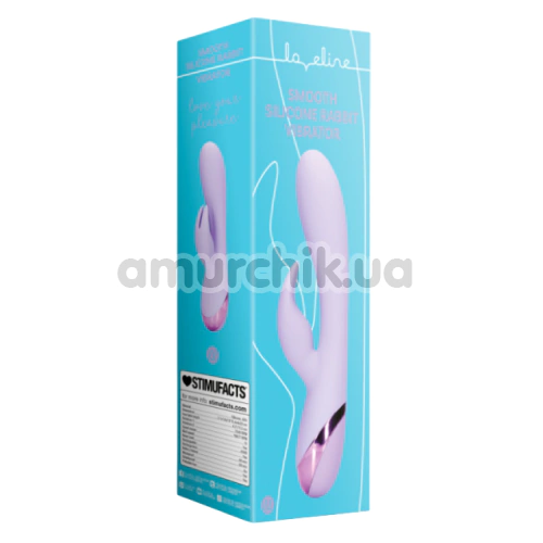Вибратор Loveline Smooth Silicone Rabbit Vibrator, сиреневый