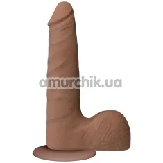Фаллоимитатор The Realistic Cock UR3 19 см с мошонкой, коричневый - Фото №1