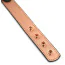 Ошейник с зажимами для сосков Liebe Seele Rose Gold Memory Thin Leather Collar with Nipple Clamps, золото-черный - Фото №8