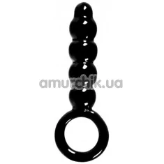 Анальный стимулятор Rippled Ice Anal Teaser, черный - Фото №1