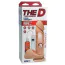 Фалоімітатор з еякуляцією The D Dual Density Perfect D Squirting 7 Inch With Balls, тілесний - Фото №3