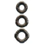 Набір з 3 ерекційних кілець Cock Rings Set Yvonne, чорний - Фото №3
