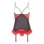 Комплект Cottelli Collection Lingerie 2632012 чорний: пеньюар+ трусики-стрінги - Фото №4