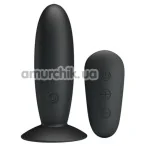 Анальная пробка с вибрацией MR Play Super Rower Remote Control Vibrating Anal Plug, черная - Фото №1