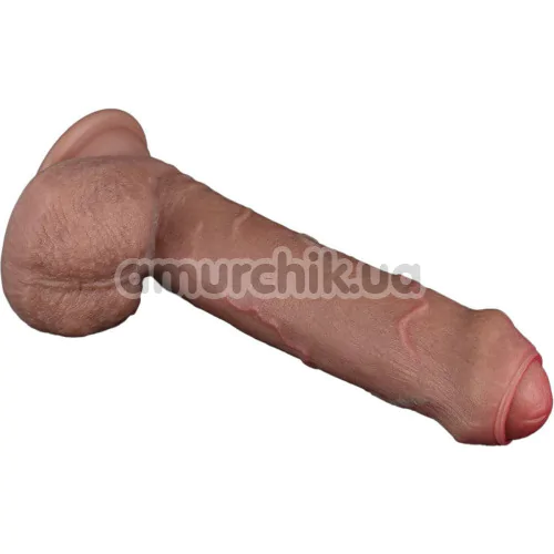 Фаллоимитатор Dual-Layered Silicone Nature Cock LV411043, светло-коричневый