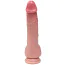 Вібратор з поштовхами Fantasy Toys Thrusting Dildo 23 cm, тілесний - Фото №4