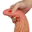 Фаллоимитатор Dual-Layered Silicone Nature Cock LV411018, коричневый - Фото №16