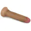 Фаллоимитатор Dual-Layered Silicone Nature Cock LVTOY002, коричневый - Фото №3