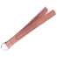 Шльопалка DS Fetish Spanking Double Belt Paddle, бежева - Фото №1