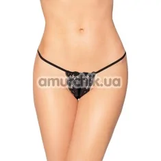 Трусики-стринги G-String 2481, чёрные - Фото №1