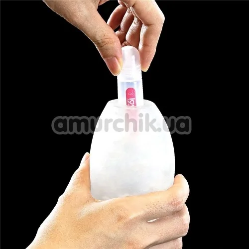 Мастурбатор Lovetoy Giant Egg Climax Spirals Edition, прозрачный