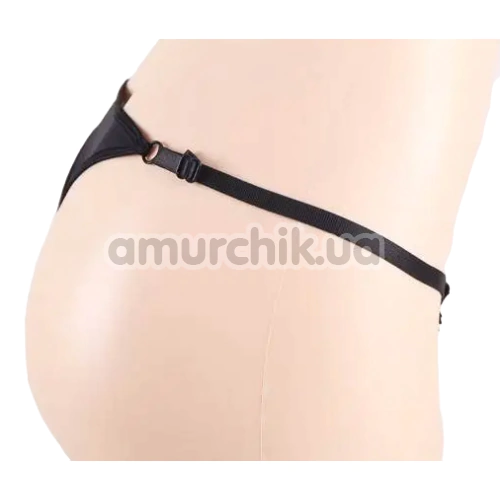 Трусики-стрінги Star Night Floral And Rhinestone G-String, чорні