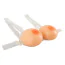 Накладная грудь с бюстгальтером Cottelli Collection Accessoires Strap-On Silicone Breasts, телесная - Фото №2