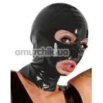 Латексная маска Latex Kopfmaske, черная - Фото №1