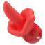 Симулятор орального секса для женщин с вибрацией Pretty Love Obelia, красный - Фото №2
