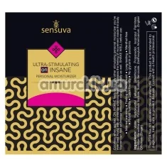 Лубрикант с эффектом вибрации Sensuva Ultra-Stimulating On Insane, 6 мл - Фото №1