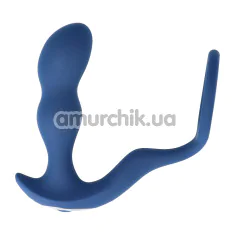 Вібростимулятор простати з ерекційним кільцем Virgite App Toys Remote Controlled Prostatic Vibrator A6, синій - Фото №1
